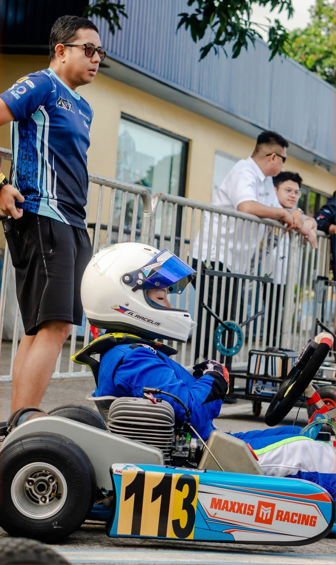 Antonio Racelis on track at Carmona Racing Track
