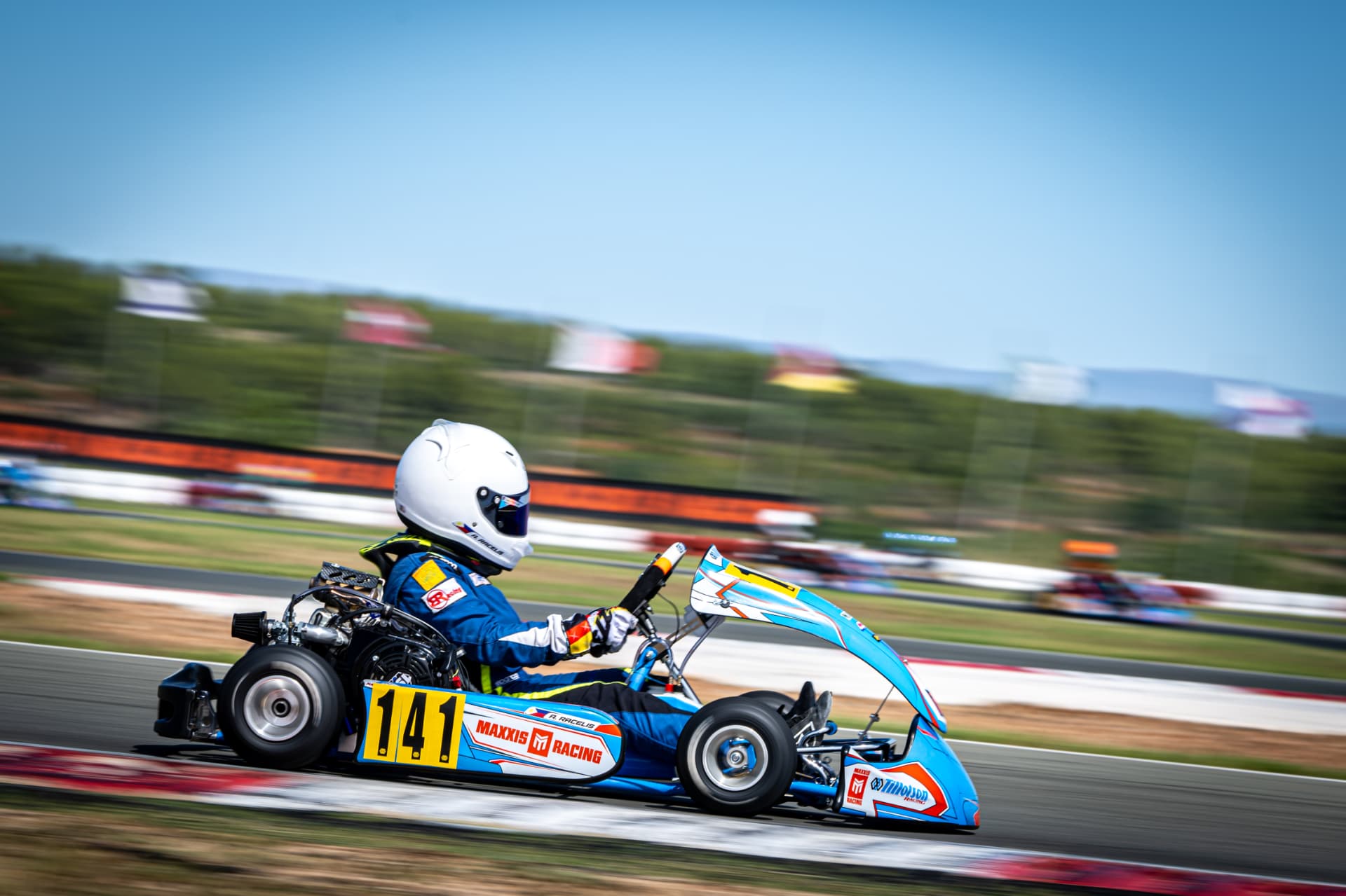 Antonio Racelis on track in Chiva, Valencia