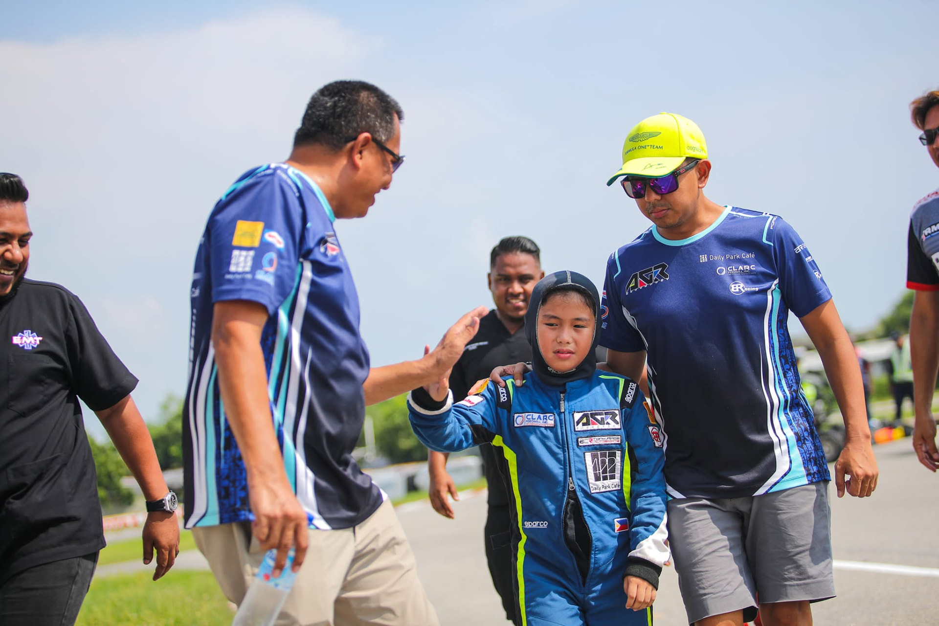 Antonio Racelis with his team in Langkawi