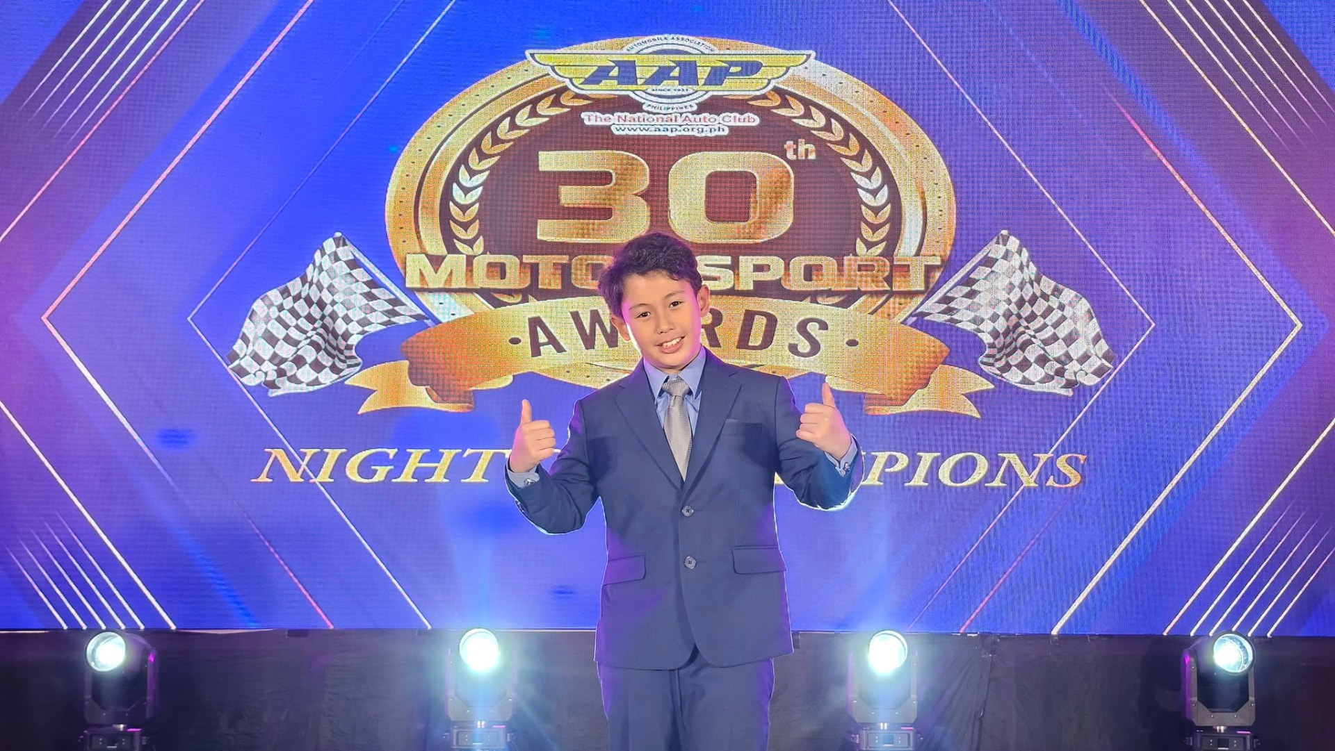 Antonio Racelis at the Automobile Association Philippines 30th Motorsport Awards