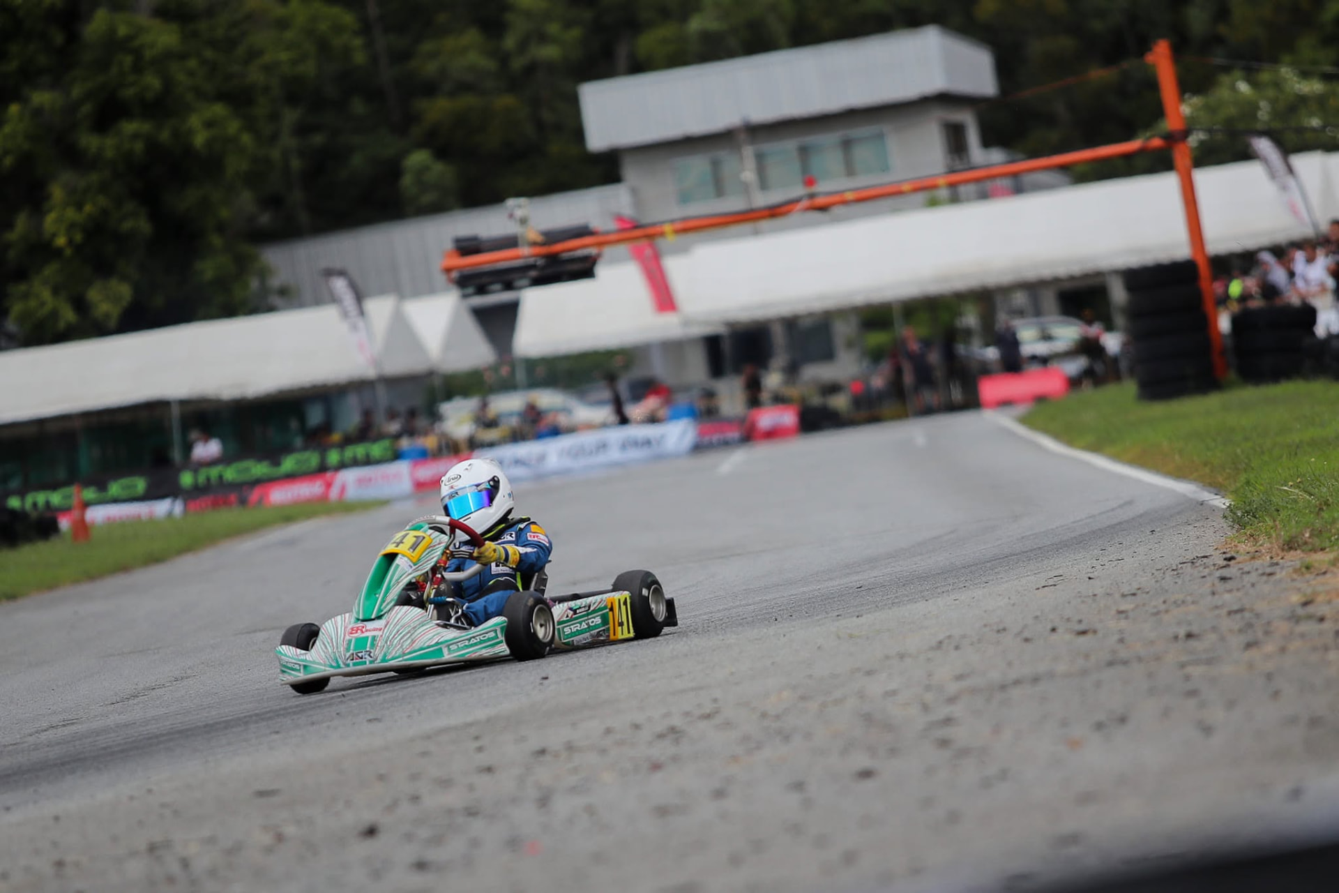 Antonio Racelis on track during the RMC Asia Trophy in Thailand