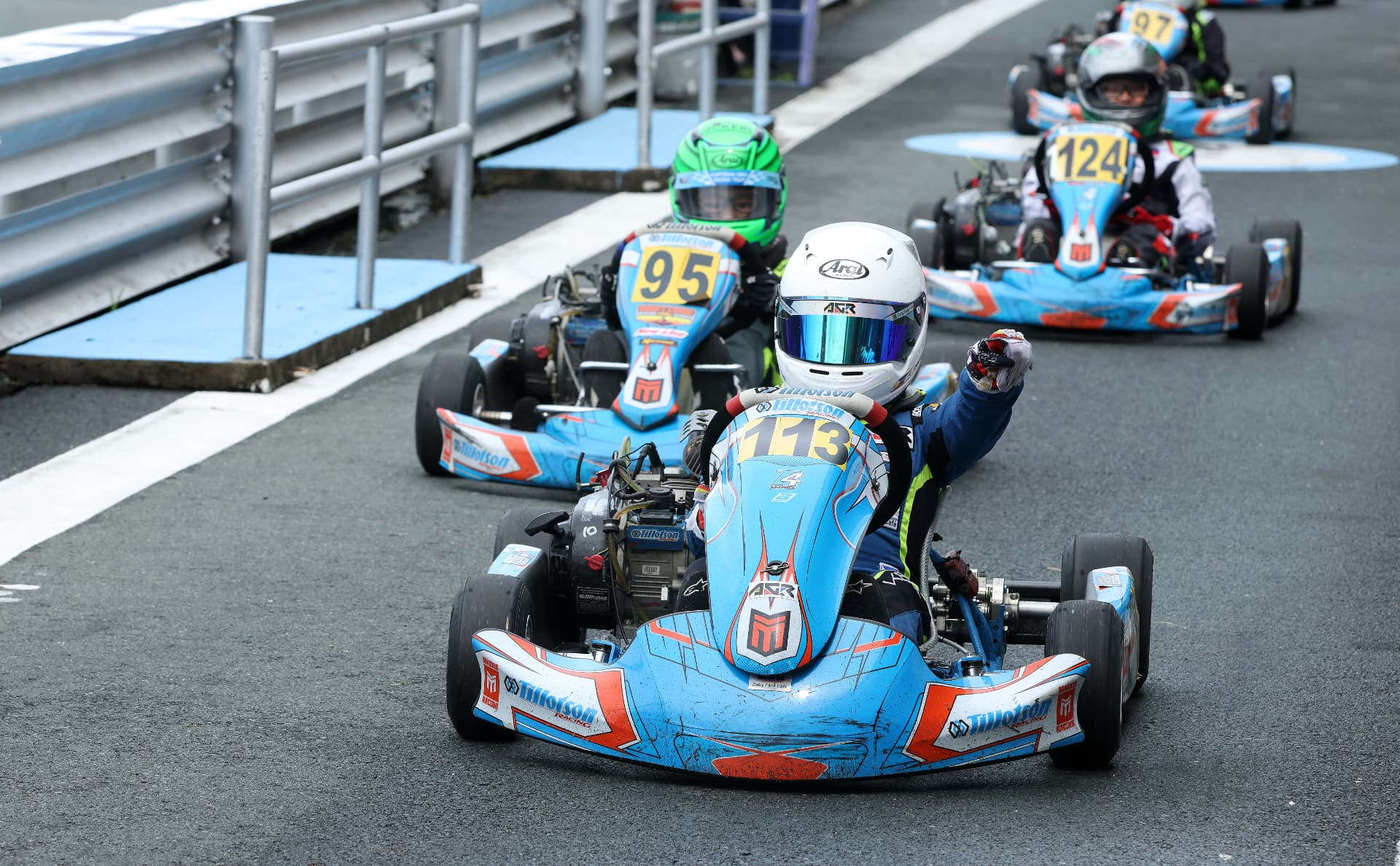 Antonio Racelis racing in the T4 Cup eighth round