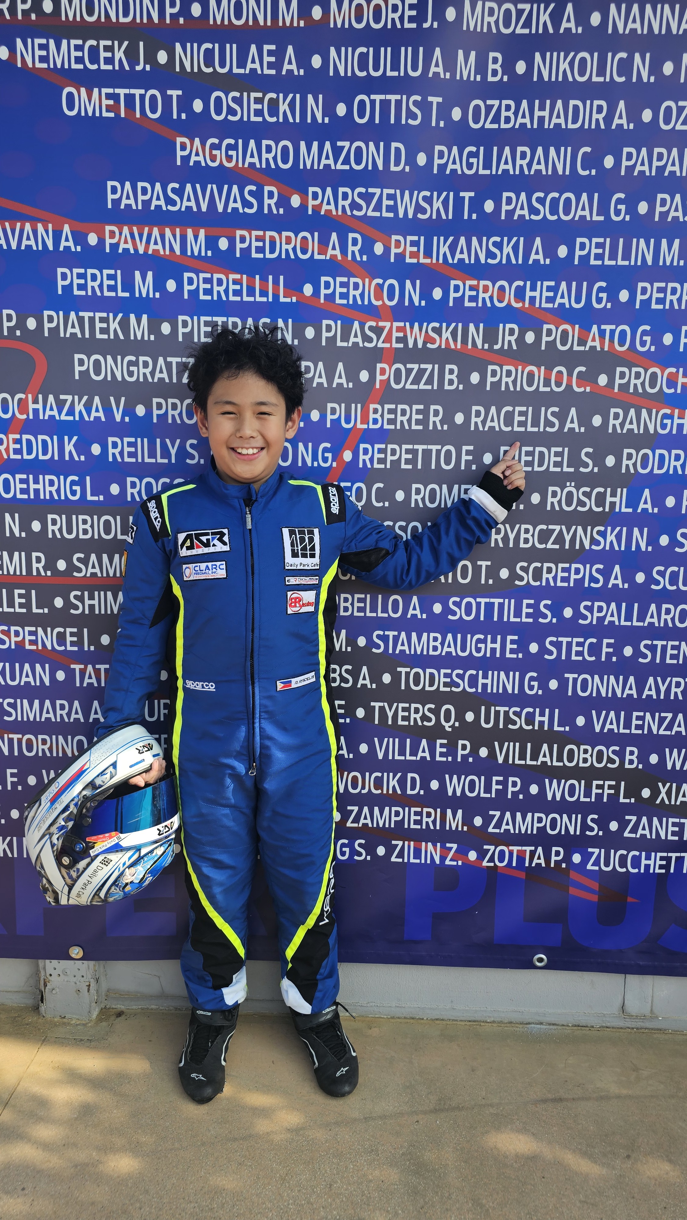 Antonio Racelis at the ROK Cup Superfinal