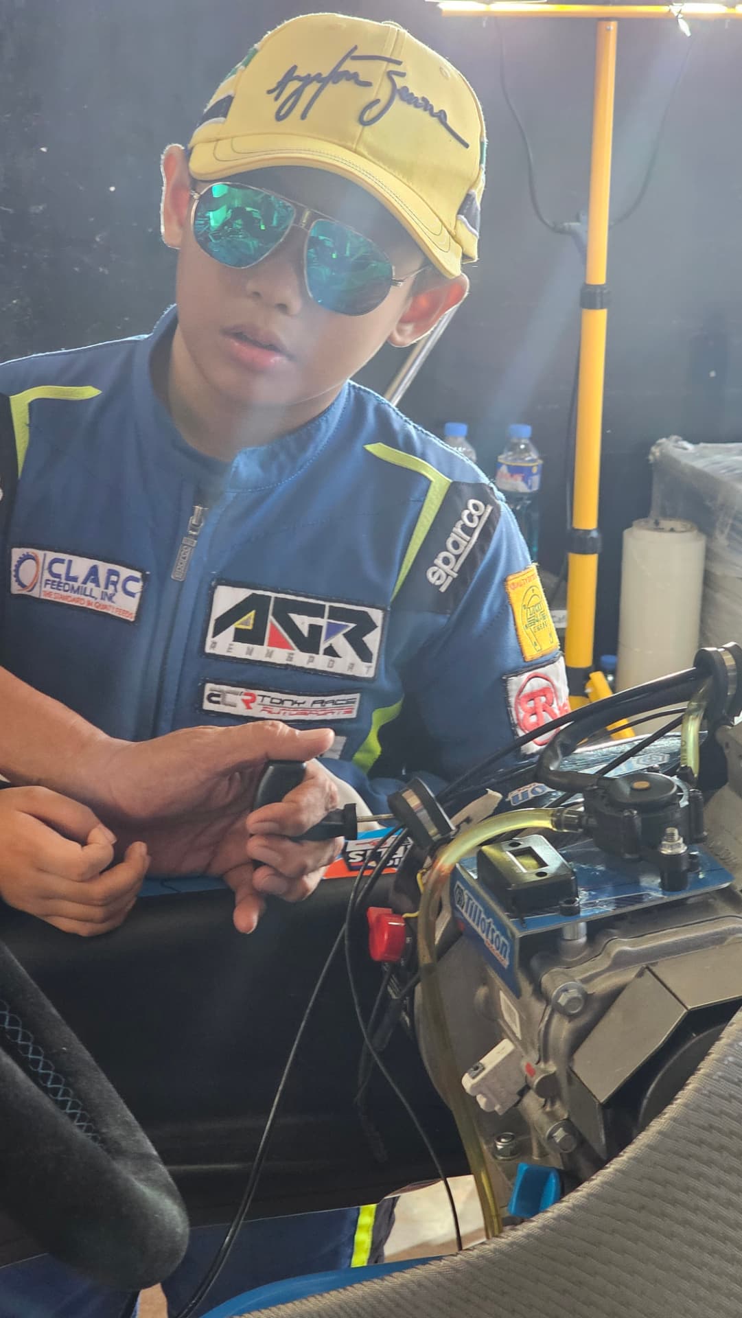 Antonio Racelis with his team at Palawan