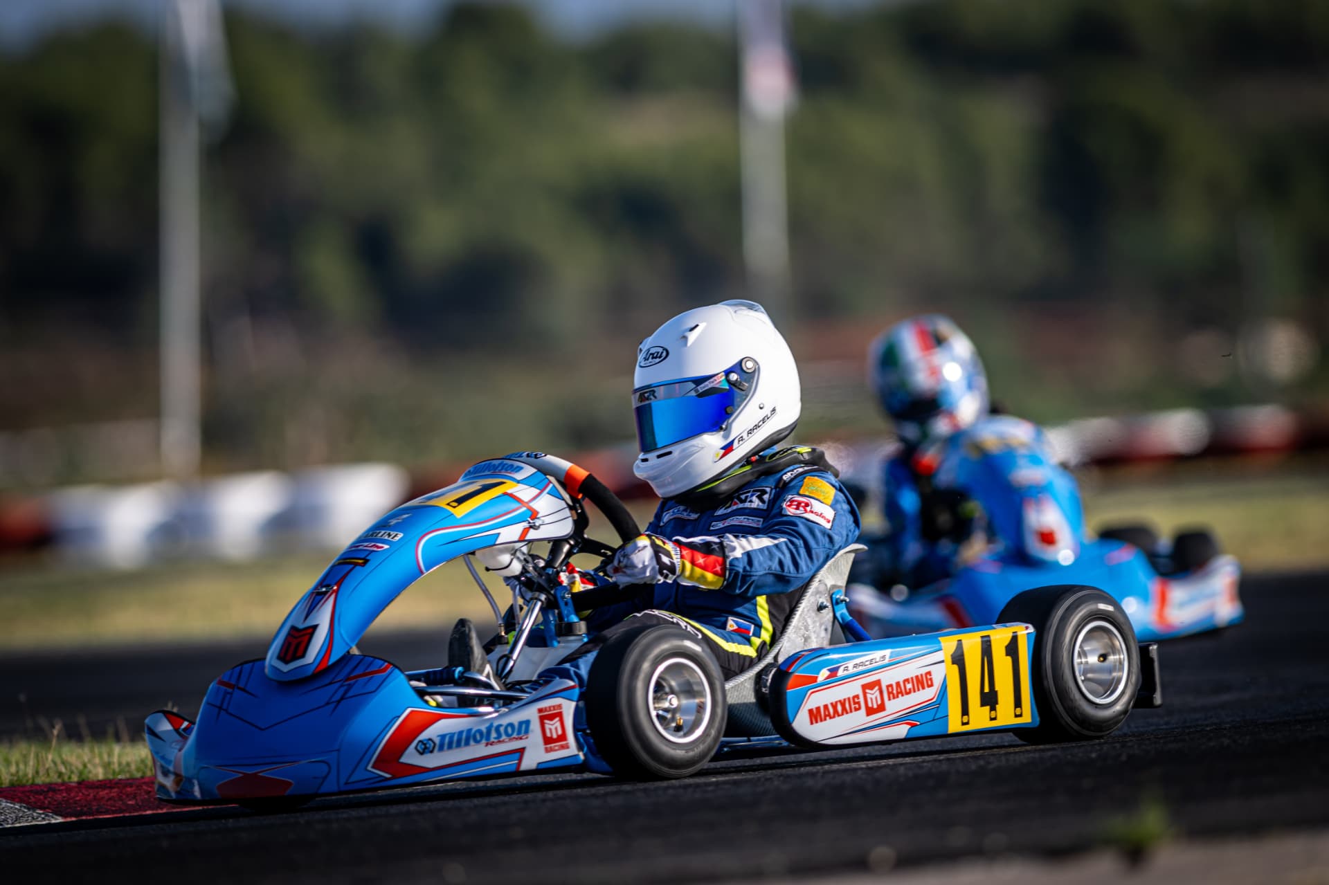 Antonio Racelis driving at Kartodromo Internacional Lucas Guerrero