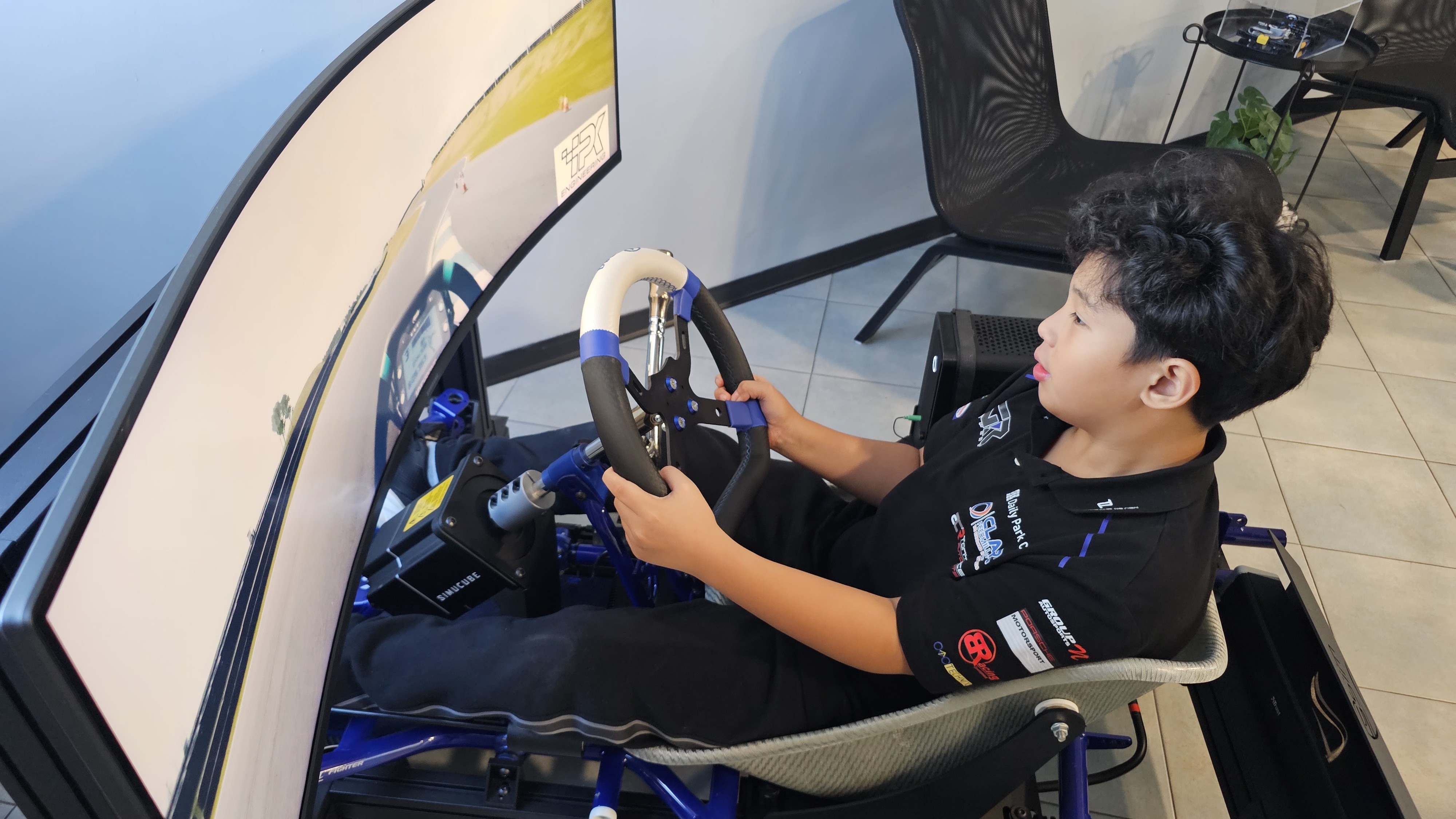 Antonio Racelis on the IPK Engineering simulator