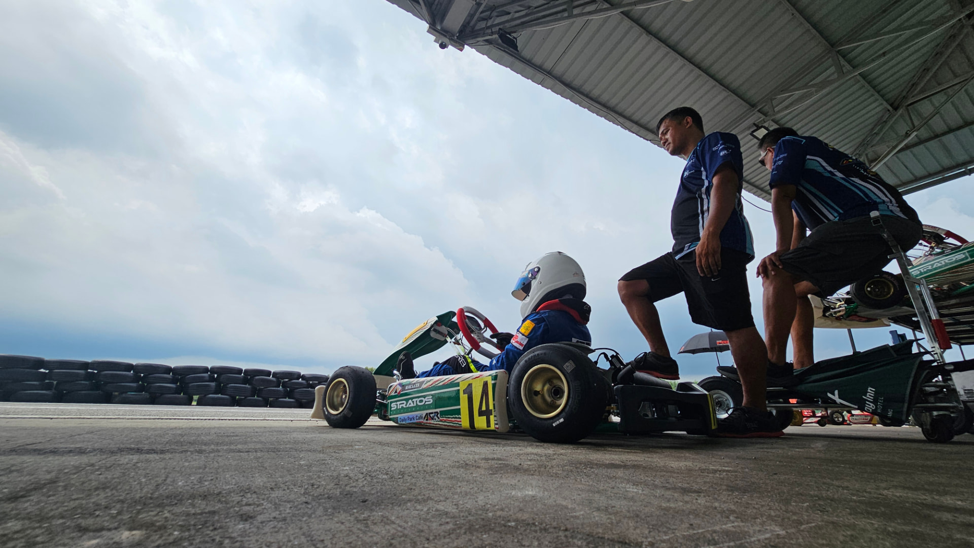 Antonio Racelis on track during the RMC Asia Trophy