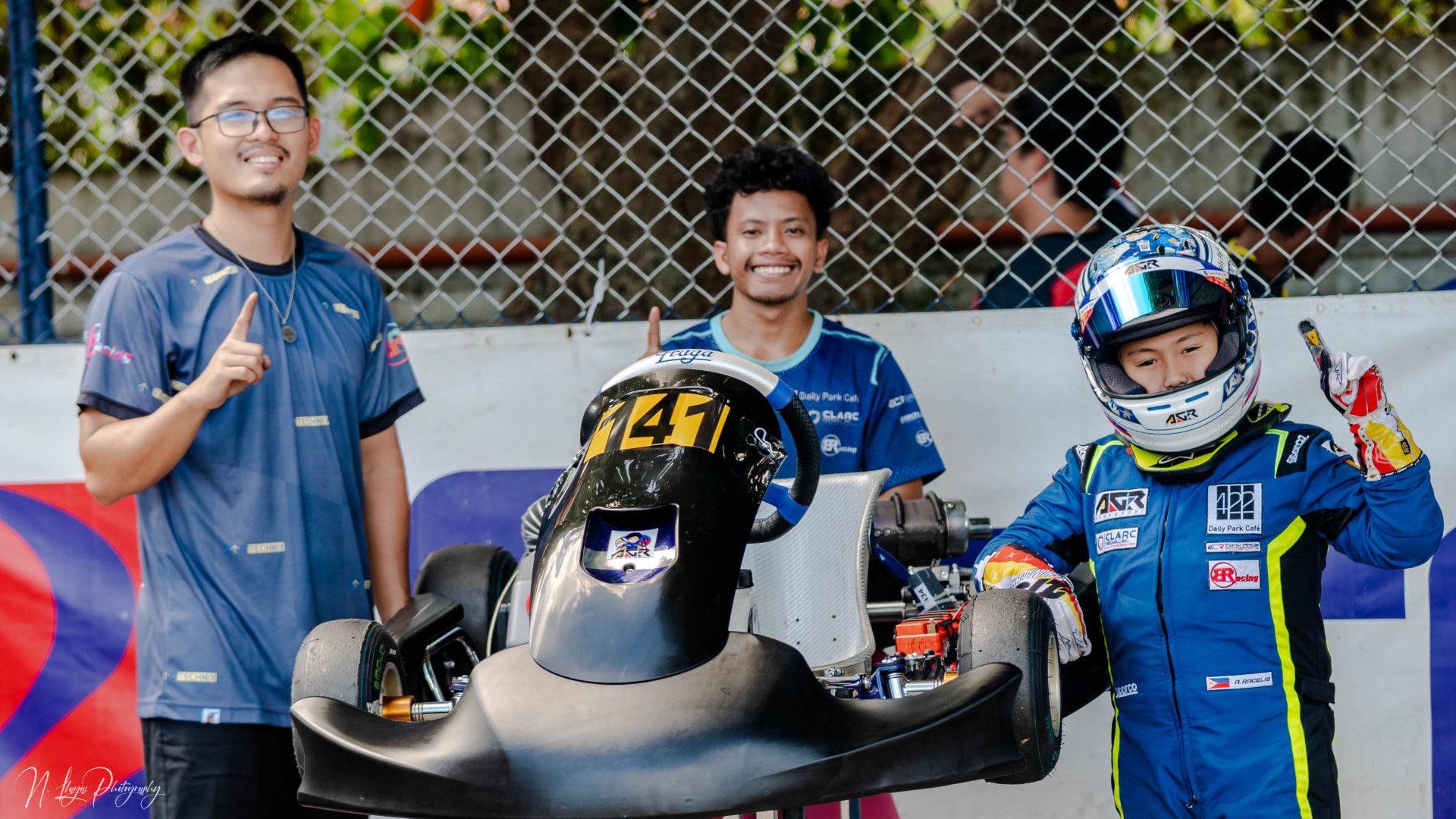 Antonio Racelis during the Round 2 weekend