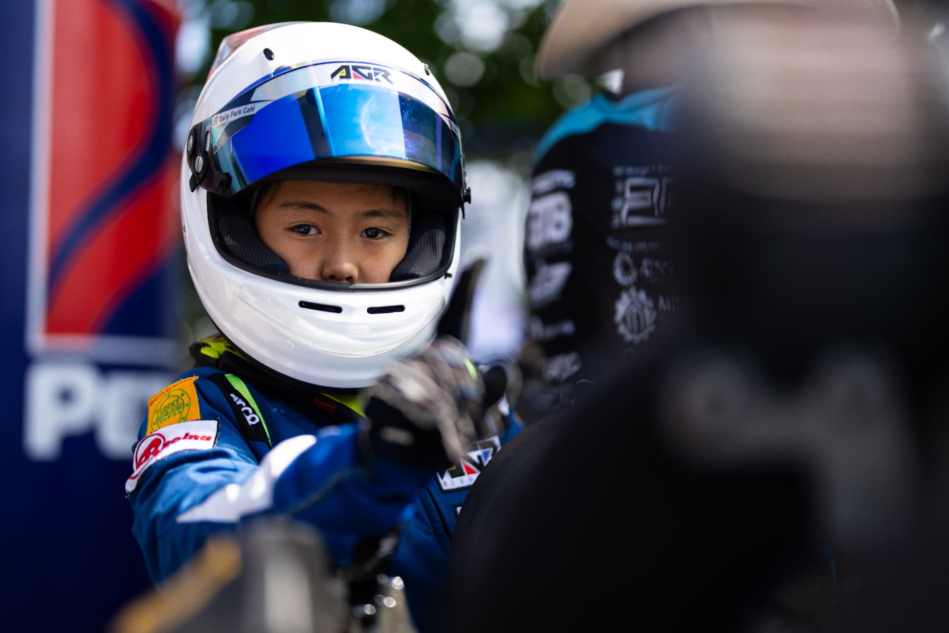 Antonio Racelis on the podium at the T4 Cup
