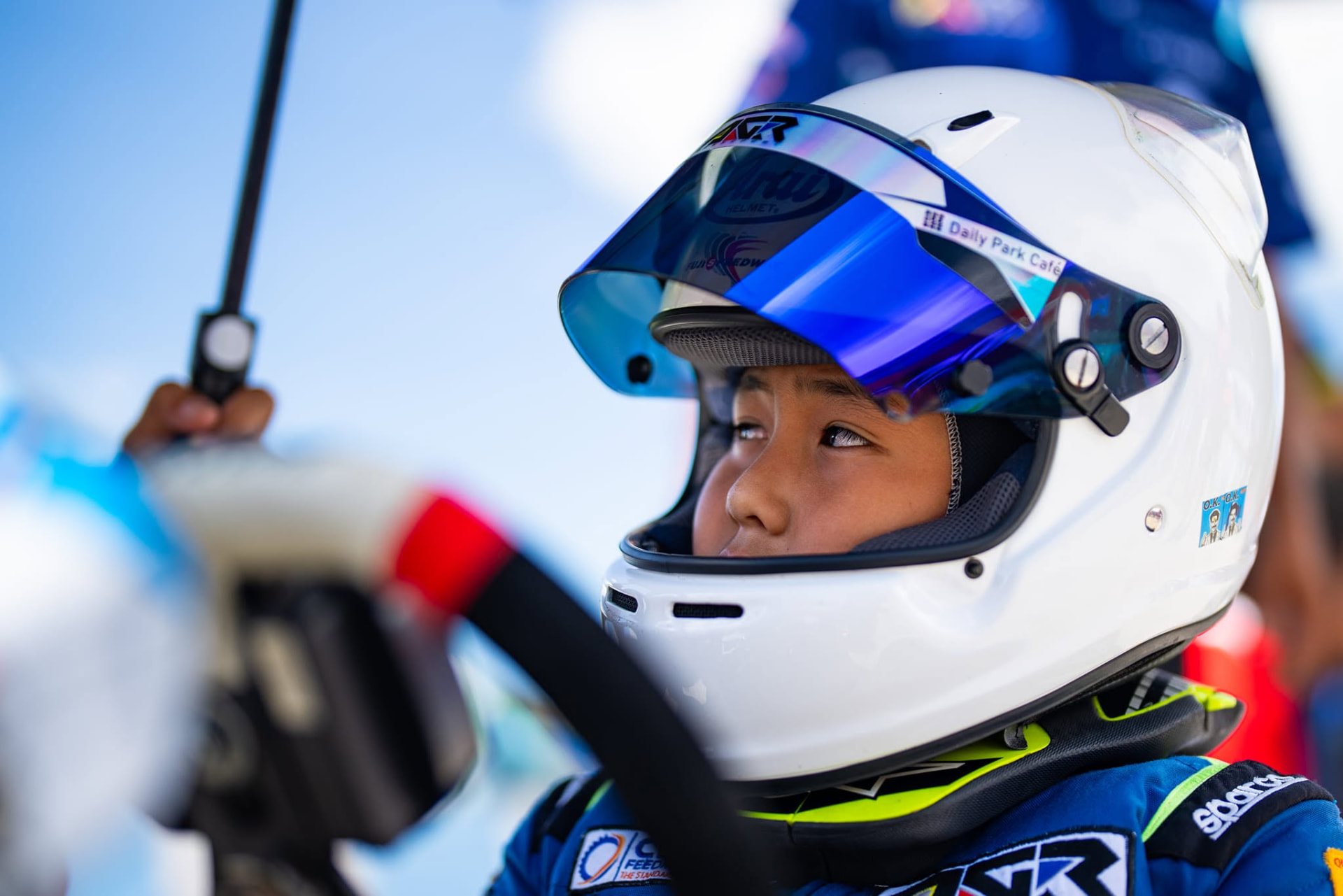 Antonio Racelis in the paddock at the T4 Cup