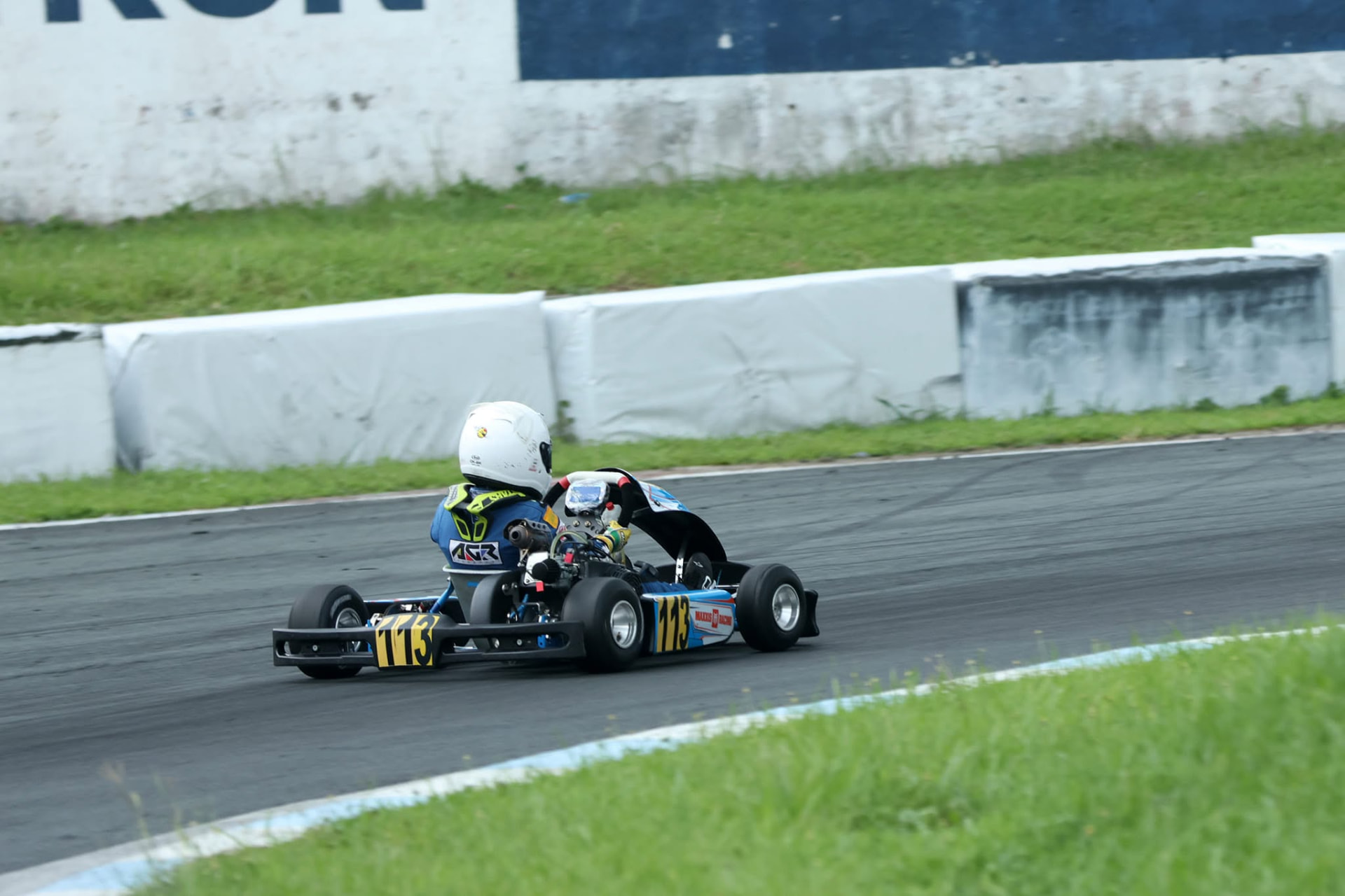 Antonio Racelis on track at Carmona Race Track