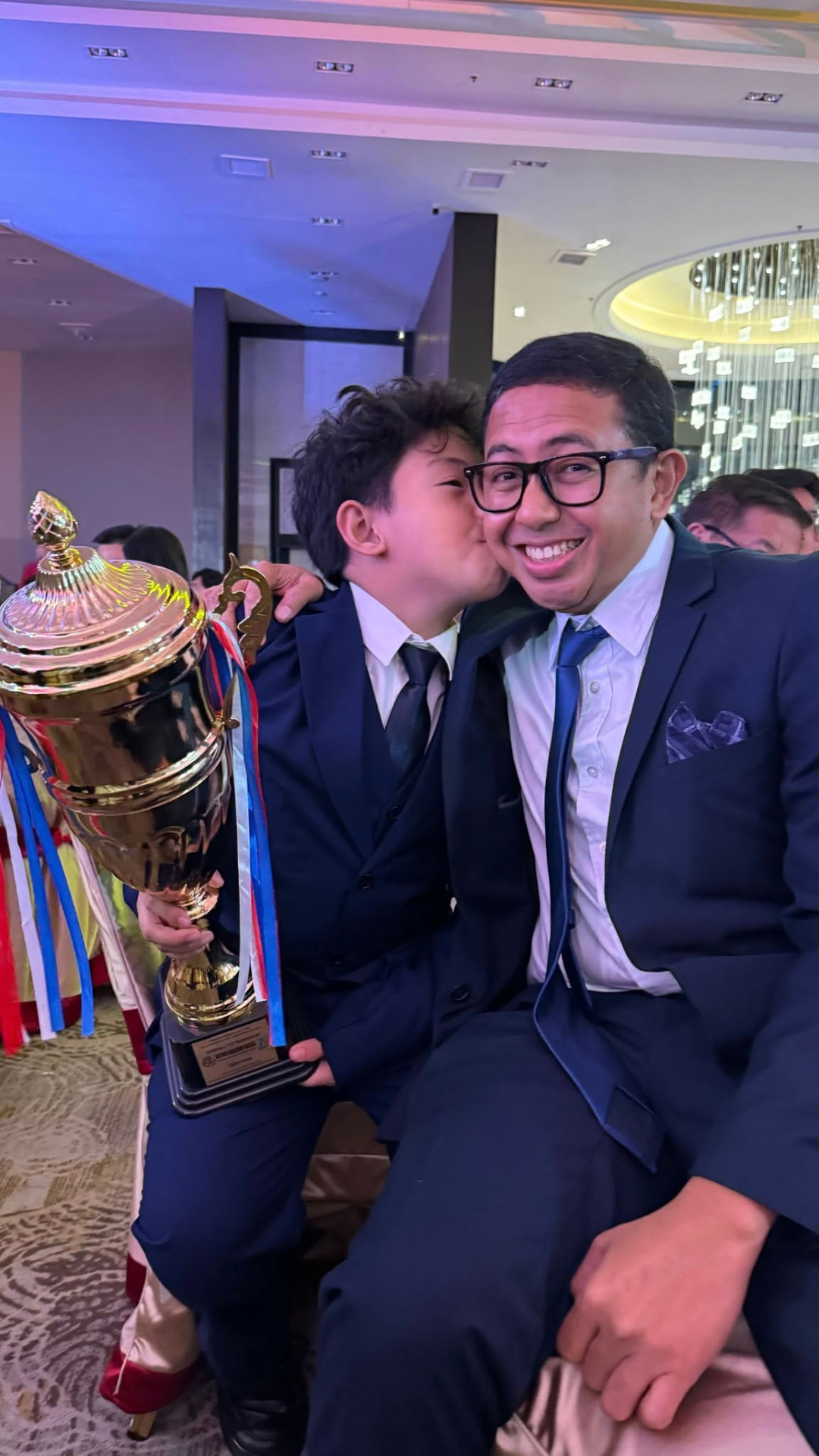 Antonio Racelis at the Golden Wheel Awards in Pasay
