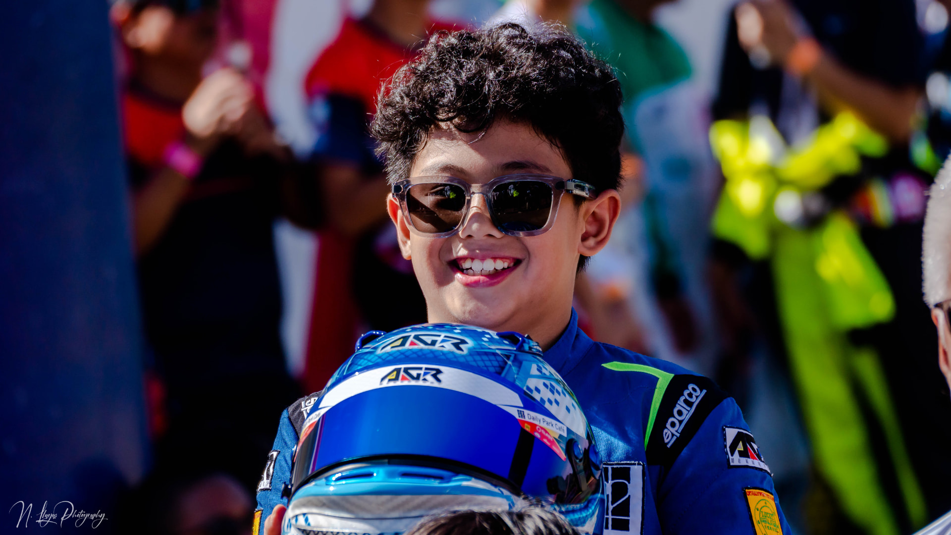 Antonio Racelis racing in the heat at Palawan