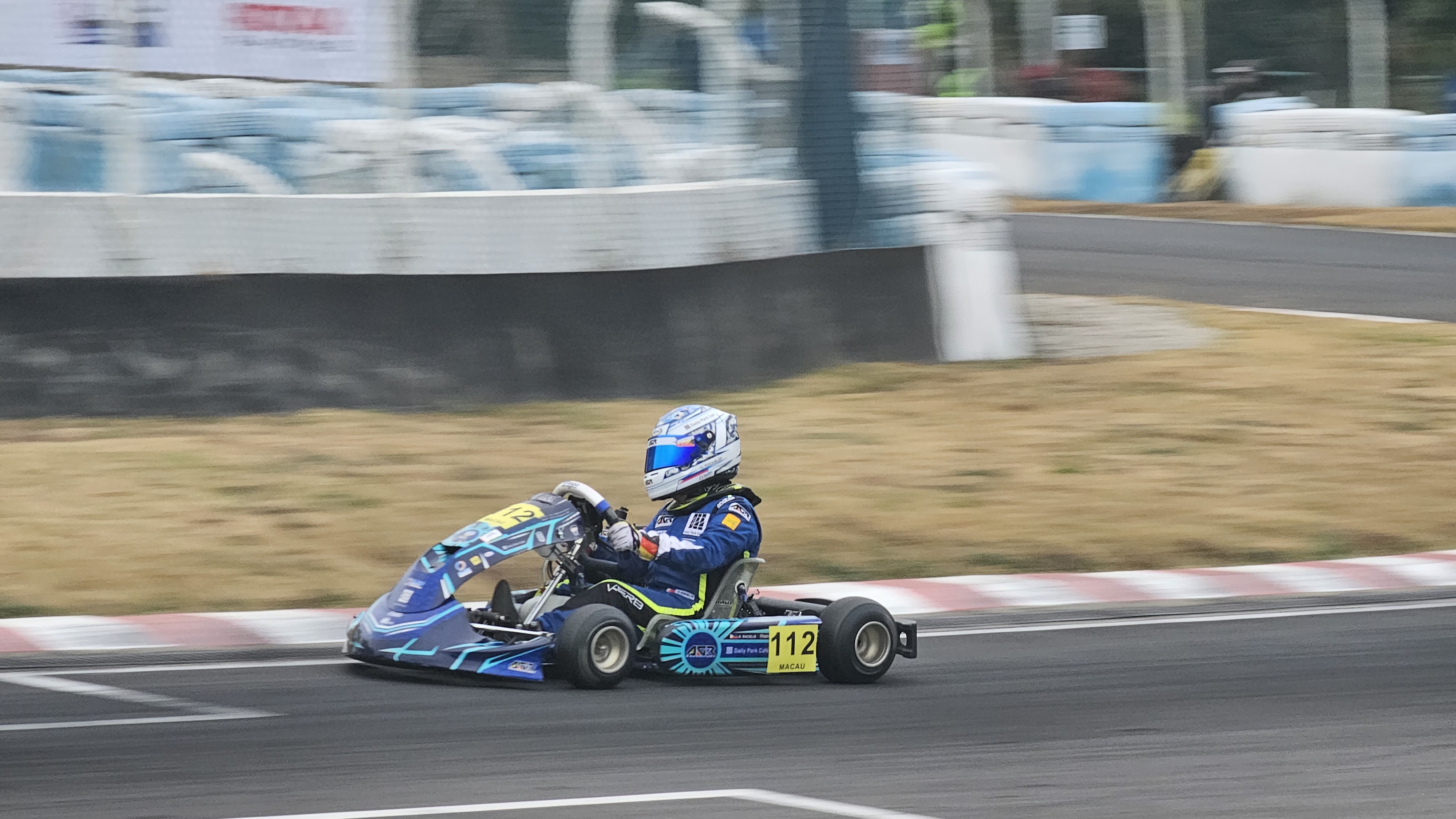 Antonio Racelis at the Rotax Max Challenge International Trophy Asia in Macau