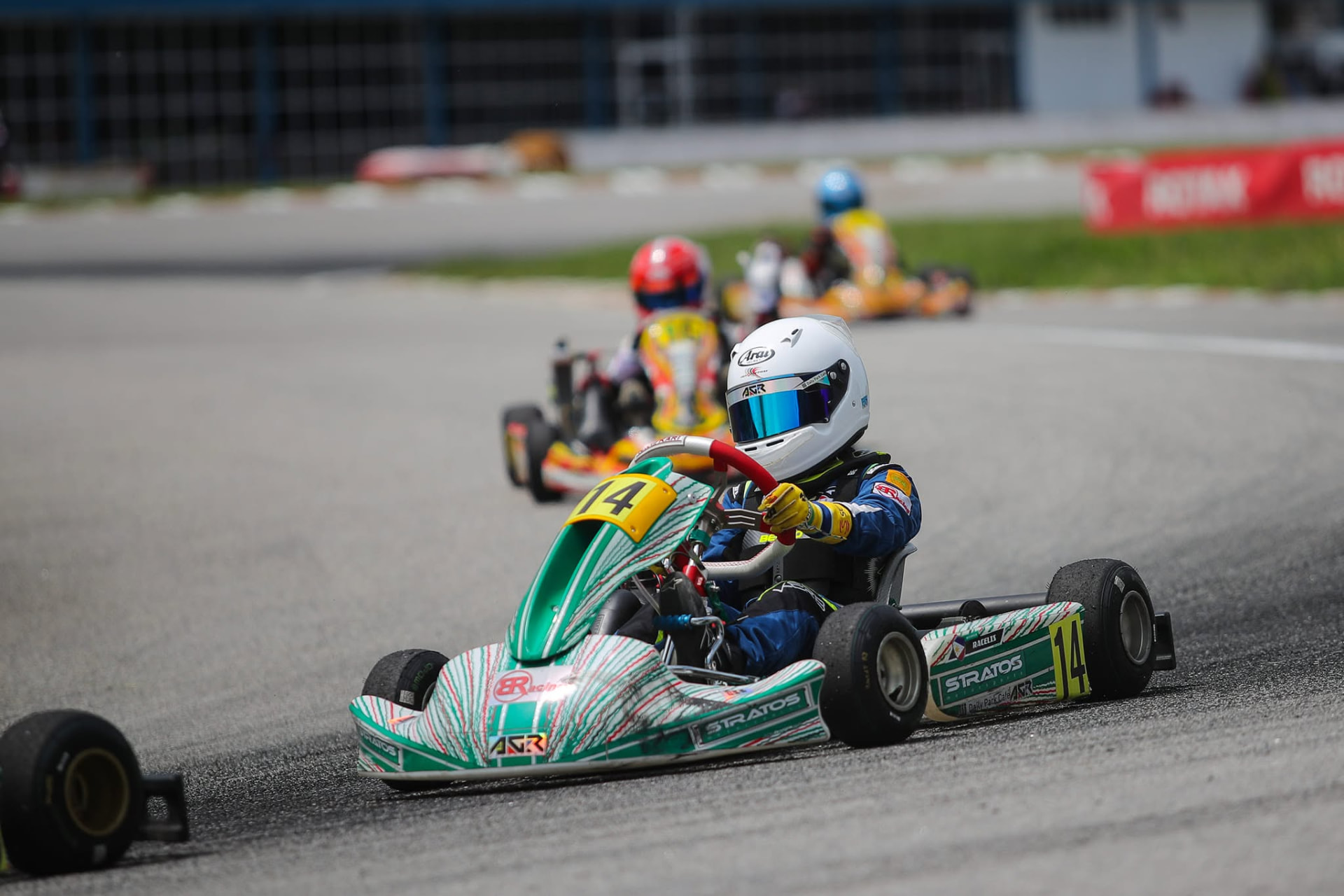 Antonio Racelis driving at Morac Adventure Park