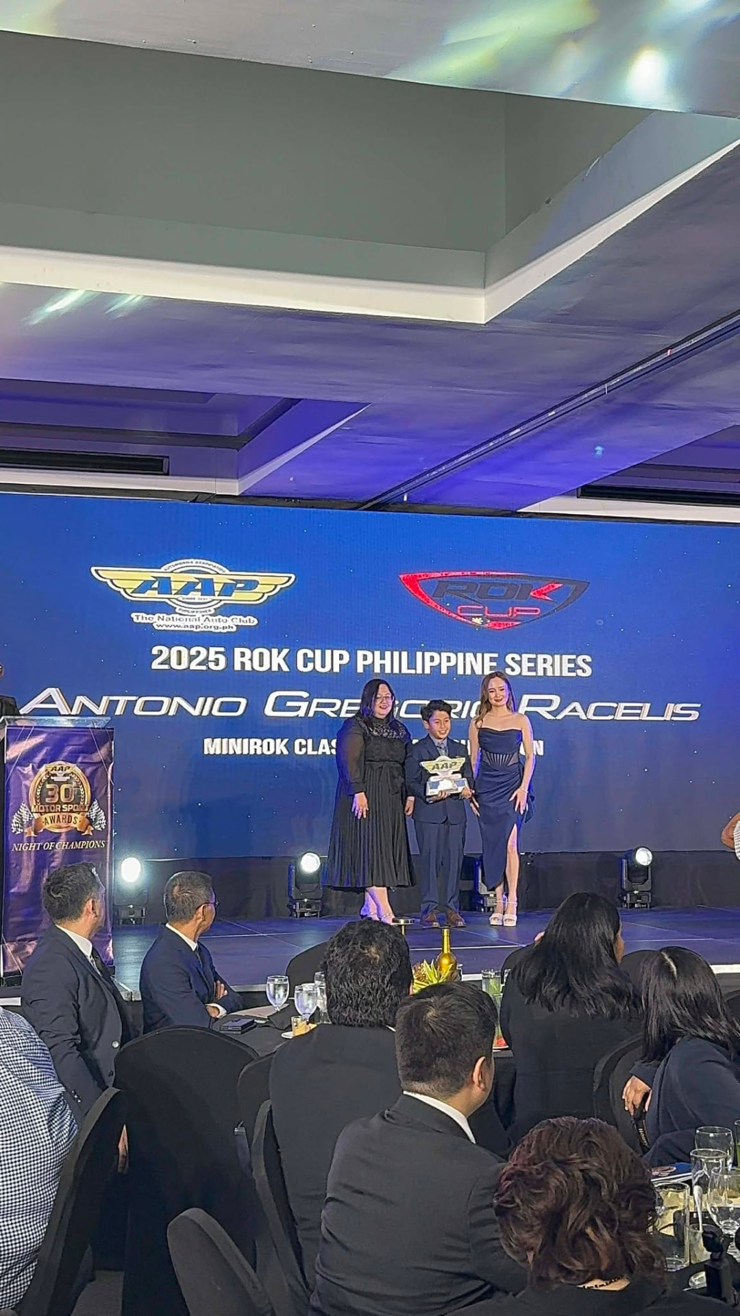 Antonio Racelis at the Automobile Association Philippines 30th Motorsport Awards