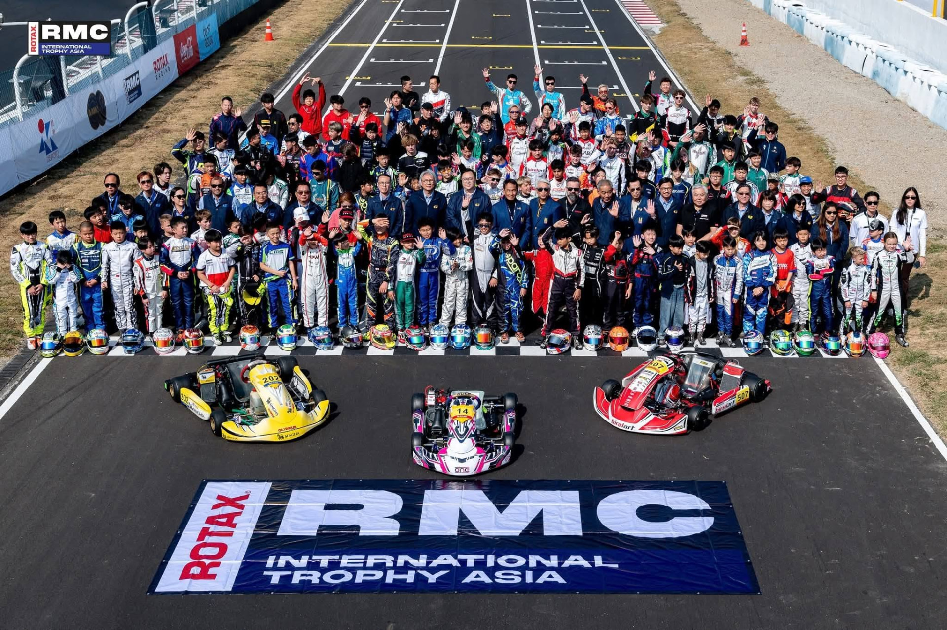 Antonio Racelis at the Rotax Max Challenge International Trophy Asia in Macau