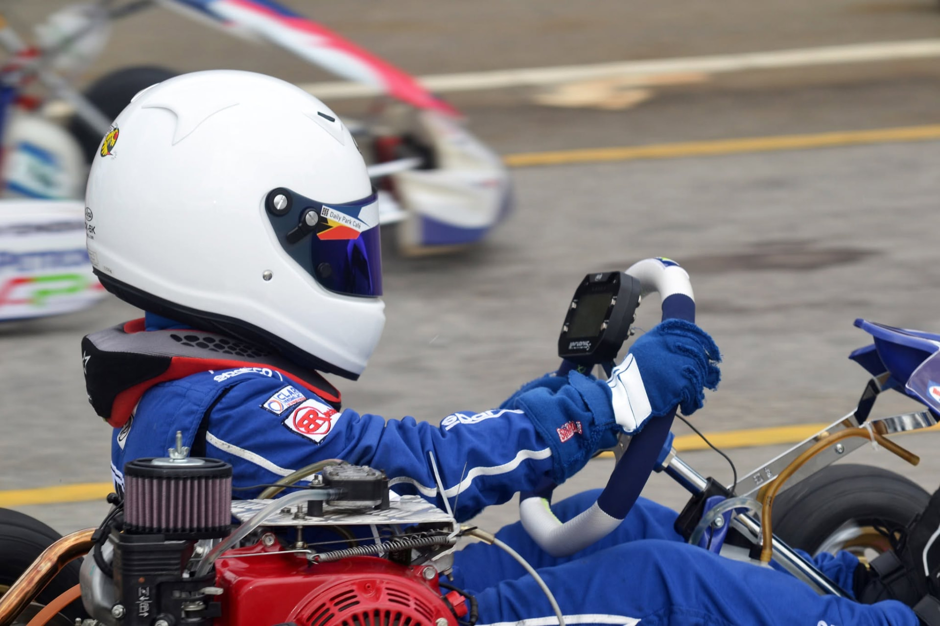 Antonio Racelis driving in Macau