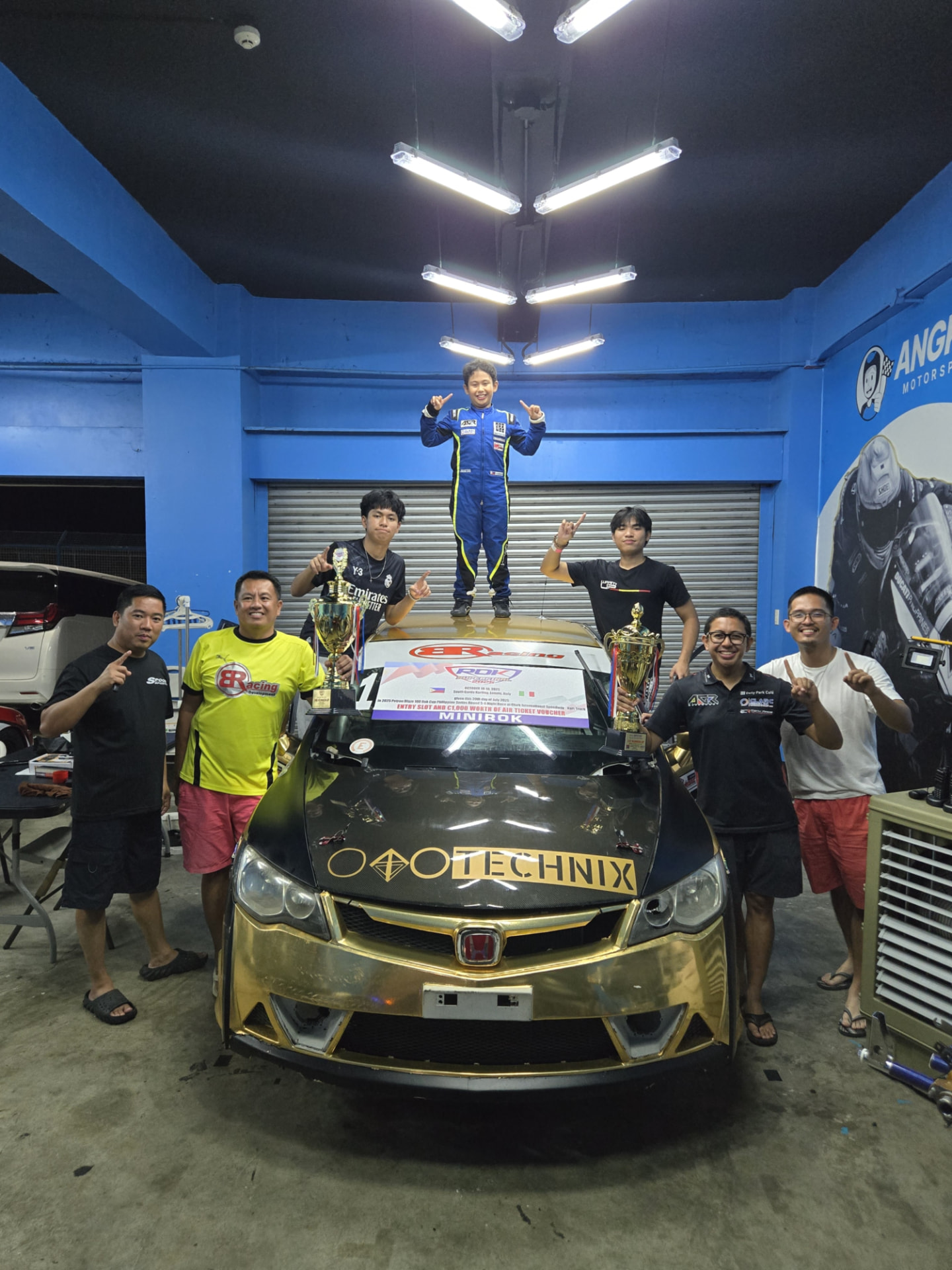 Antonio Racelis at ROK Cup Philippines Round 5