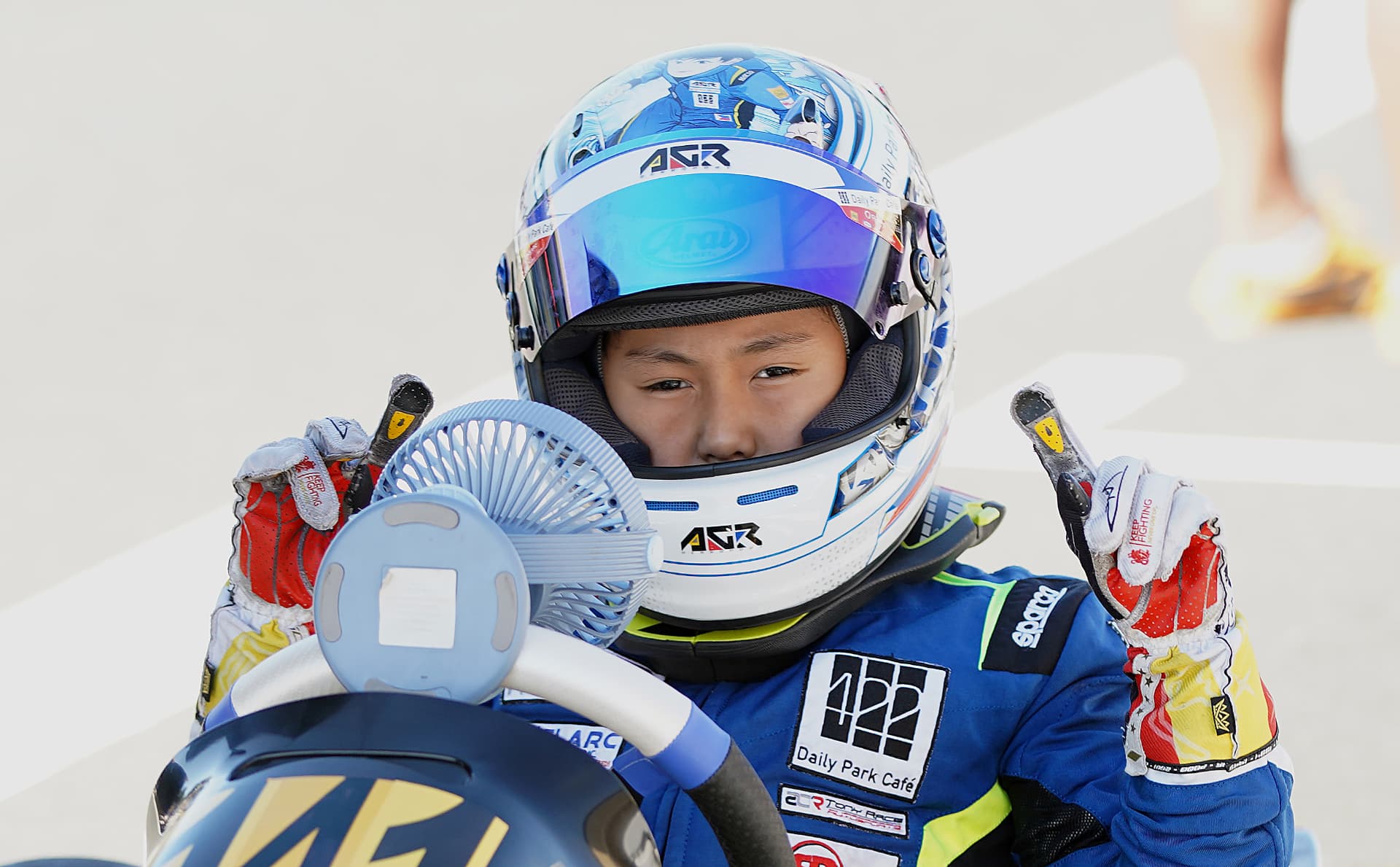 Antonio Racelis racing his new Praga chassis
