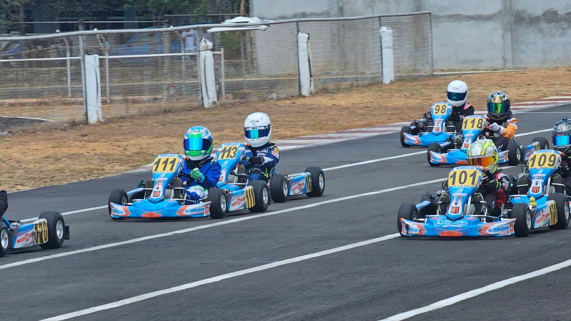 Antonio Racelis on track at the T4 Cup second round